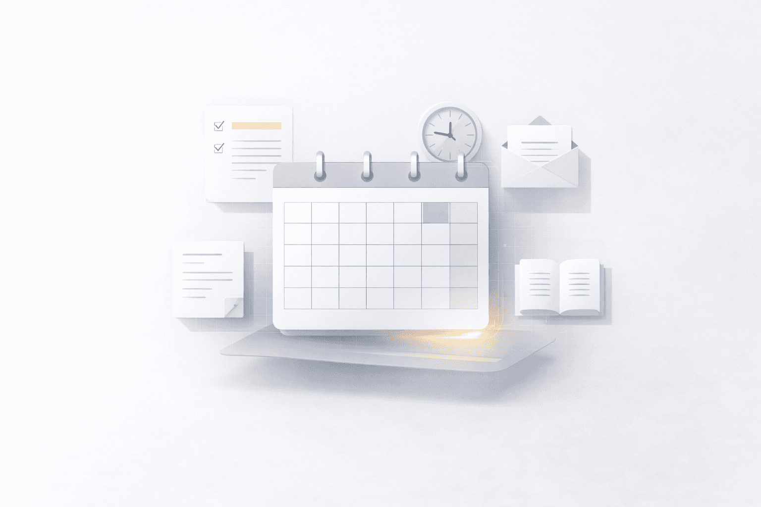 Abstract illustration for court workflow and follow-up tracking.